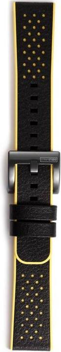 Image du produit Strap Studio Strap sport hybride jaune (20 mm, Caoutchouc, Cuir)