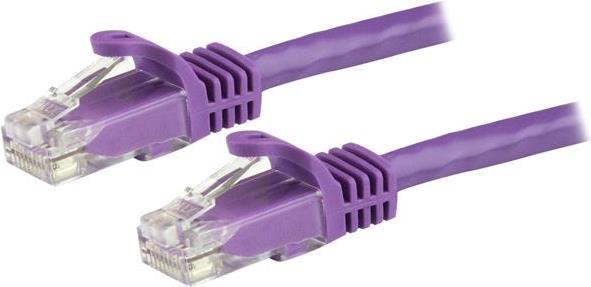 Actual product image StarTech 3m Cat6 Snagless RJ45 Ethernet Network Cable - Purple - 3m Cat 6 UTP Cable (U/UTP, CAT6, 3 m)