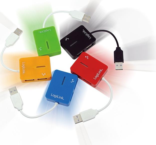 Actual product image LogiLink Smile (USB-A, 4 Ports)
