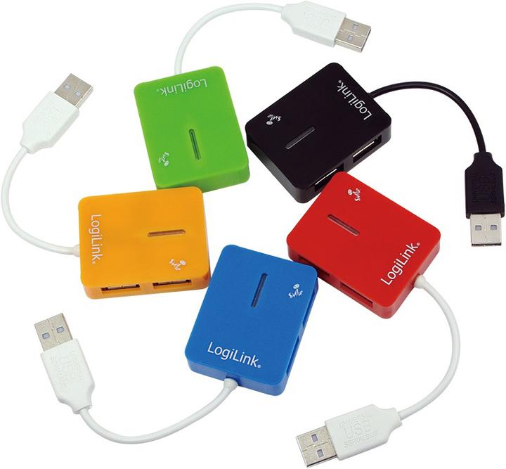 Actual product image LogiLink Smile (USB-A, 4 Ports)
