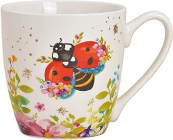Immagine prodotto Beanarella Tazza con coccinella colorata in porcellana (400 ml)