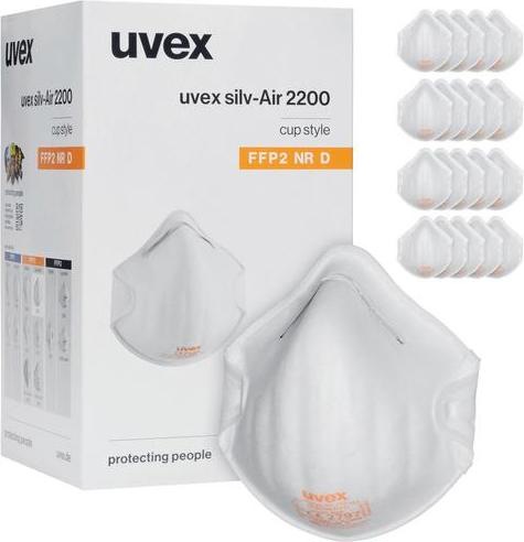 Produktbild Uvex Safety Feinstaubmaske ohne Ventil FFP (FFP2, 20 x) (FFP2, 20 x)
