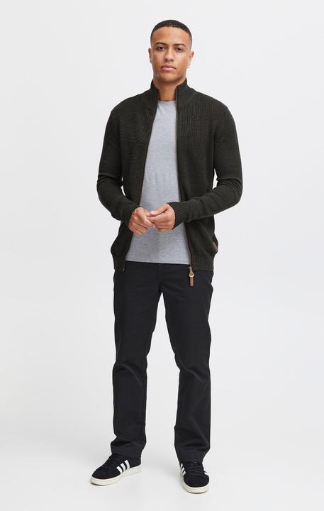 Immagine prodotto Solid Tristian Cardigan Maglione Maglia Con Bottoni Da Uomo Con Collo Alto Stampa (L)