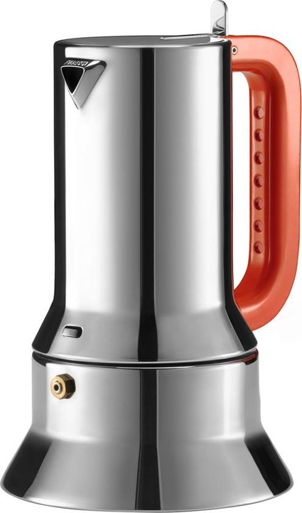 Actual product image Alessi Espresso machine 9090 for 6 cups steel grey (6 T.)