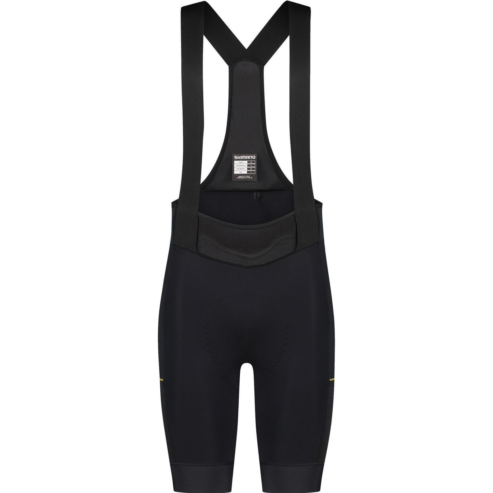 Shimano, Herren, Velohosen, Evolve Corsa Bib Shorts Trägerhose (M), Schwarz, M