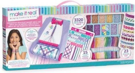 Actual product image Make it Real DIY Mega friendship bracelet maker set