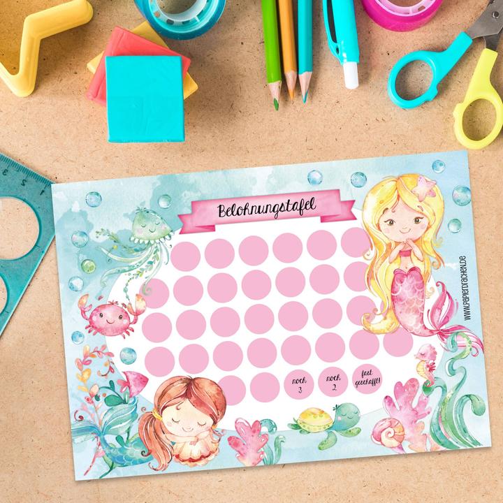 Produktbild Papierdrachen Belohnungstafel Set