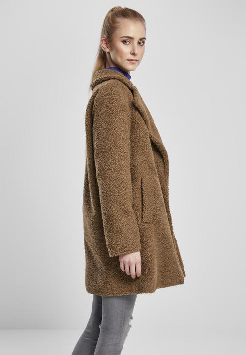 Actual product image Urban Classics Ladies Oversized Sherpa Coat