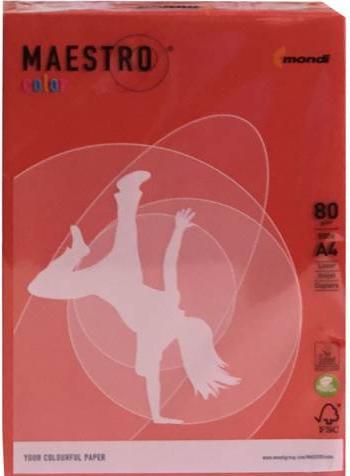 Actual product image Igepa Mondi photocopier and multifunction device A4 red (250 g/m², 500 x)