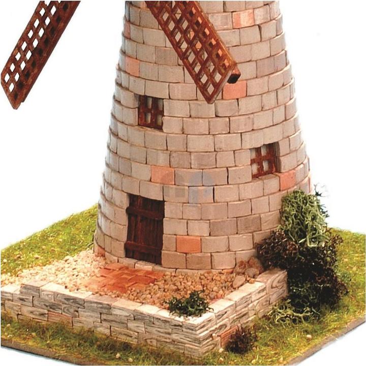 Actual product image Block Cuit. 3D ceramic model kit -Old windmill (20 x 17 x 20 cm)