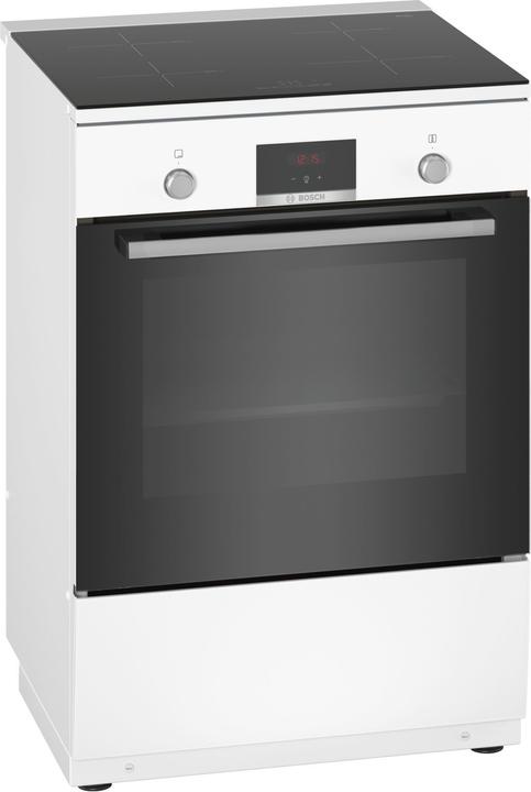 Produktbild Bosch Hausgeräte HLN39A020 cooker Freestanding cooker Zone induction hob White A