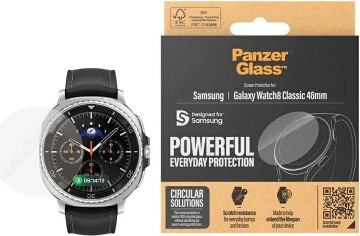 PanzerGlass ® Screen Protector Samsung Galaxy Watch8 Classic 46mm