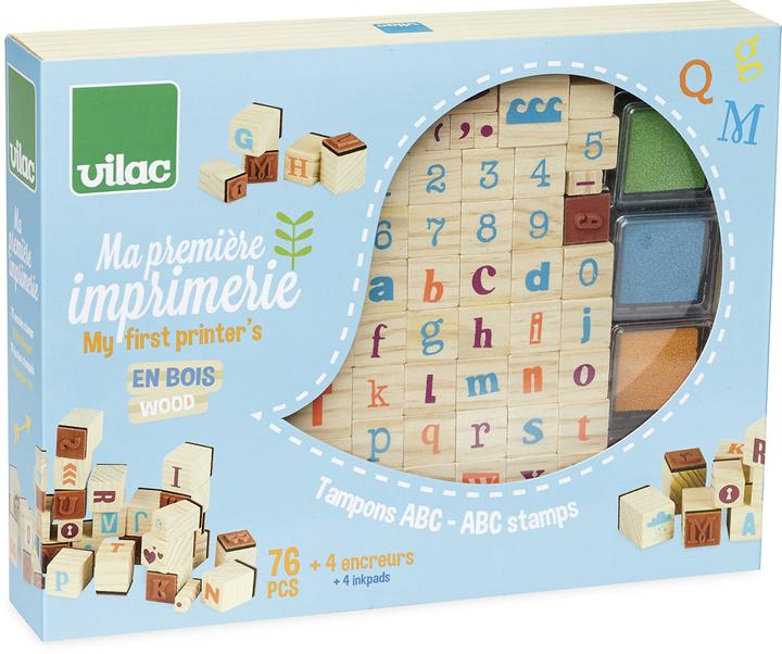 Actual product image Vilac Stamp set letters and numbers