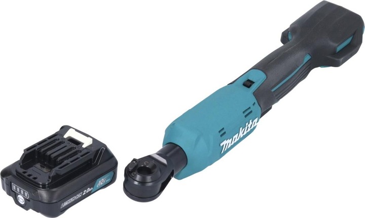 Actual product image Makita WR 100 DA1 Battery ratchet screwdriver 12 V 47.5 Nm 1/4" 3/8" + 1x battery 2.0 Ah - without charger (3/8", 1/4")