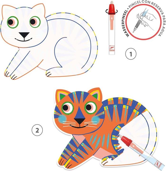 Actual product image Djeco Zauber-Malbilder Animalo-Ma