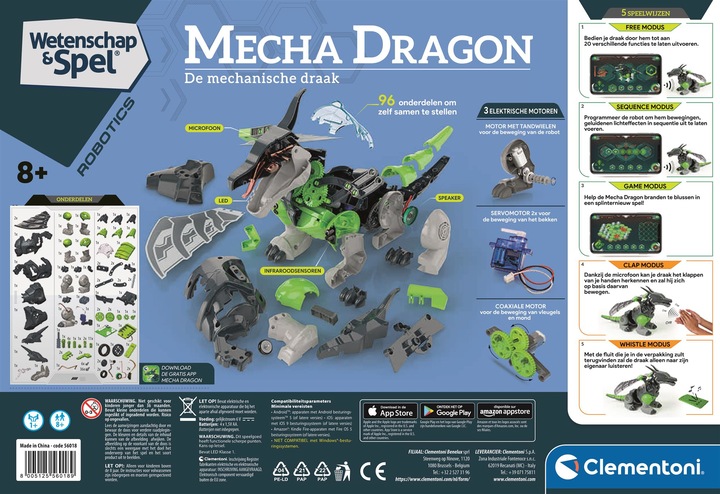 Immagine prodotto Clementoni Scienza e Gioco Robotica - Mecha Dragon