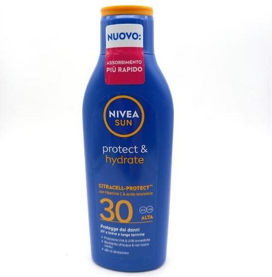 Actual product image NIVEA Sun Lotion ProtectHydrate FP30 200ml (SPF 30, 200 ml)