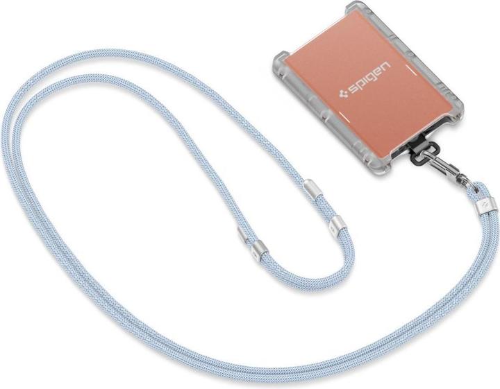 Produktbild Spigen Universal Strap Set Crossbody& Wrist zestaw smyczy do telefonu niebieski/mute blue AFA08