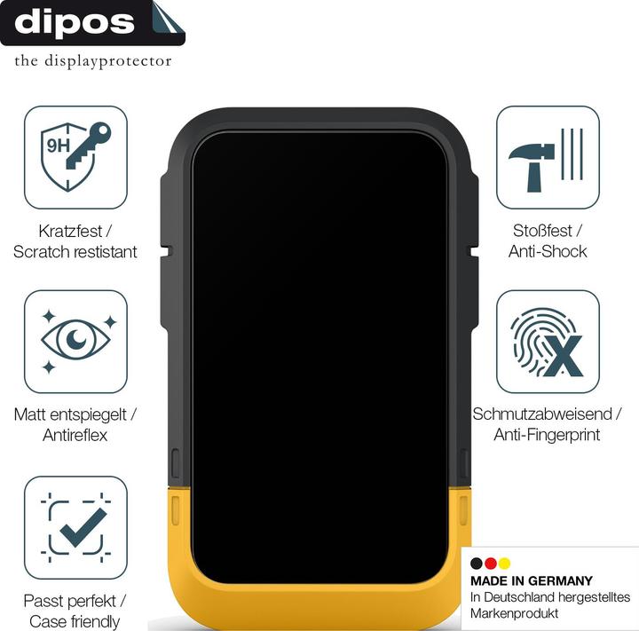 Actual product image Dipos Anti-Shock Screen Protector Matte