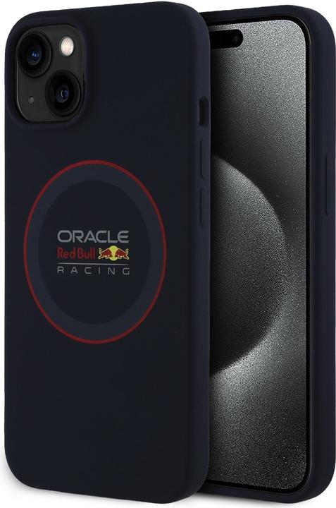 Actual product image Red Bull Racing Hülle MagSafe Silikonhülle mit rotem Ring Marineblau (Apple iPhone 13)