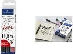 Actual product image Faber-Castell Pitt Artist Pen Handlettering (Multicoloured, 4 x)