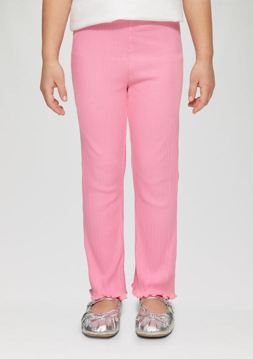 Actual product image S.Oliver Leggins Flared-Leggings mit Rippstruktur und Glitzerbund (98)