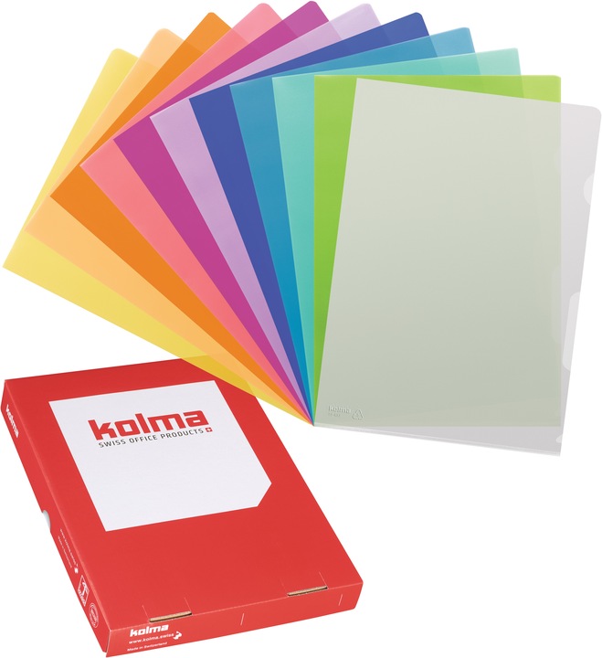 Immagine prodotto Kolma Cartella A4 granulata superstrong rossa (A4, 10 x)