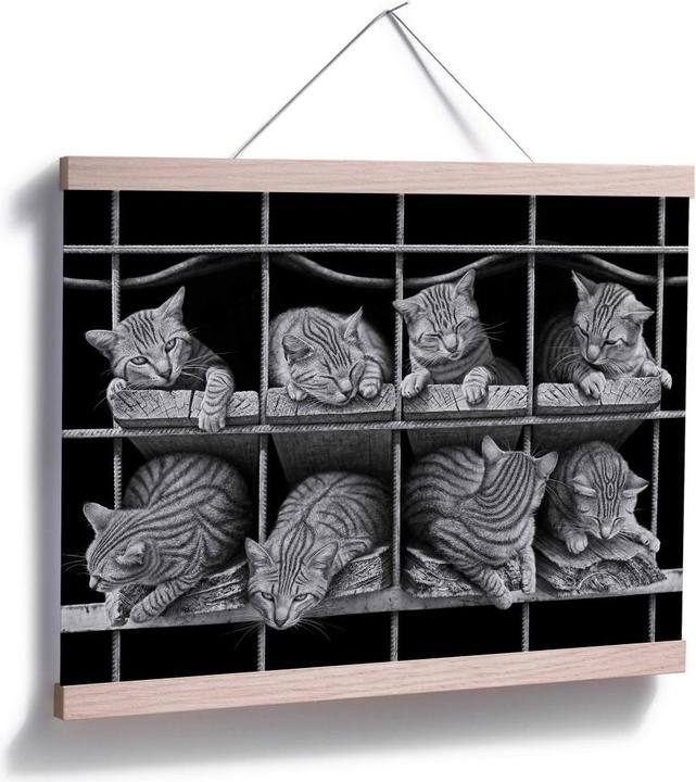Immagine prodotto Trenddeko Heine - Il gatto (80 x 100 cm)