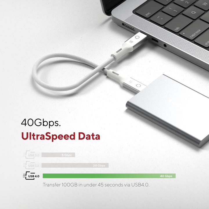 Produktbild LINQ Connects USB4 Pro-Kabel, USB-C bis USB-C (0.30 m, 240 W)