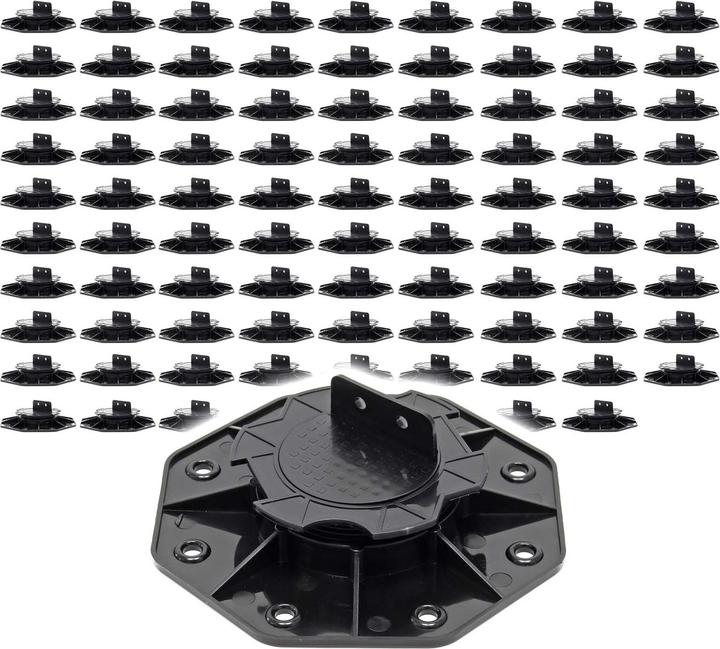 Actual product image XPOtool Corner Support Feet Set of 90 2700kg Capacity Feet Adjustable in Height 18-25mm Terrace (90 x)