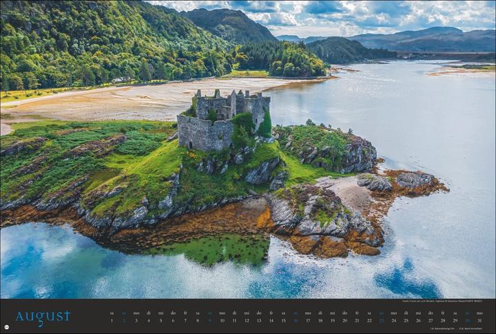 Produktbild Land of Legends Kalender 2026 - Schottlands Burgen und Schlösser (58 x 39 cm, Harter Einband, Deutsch)