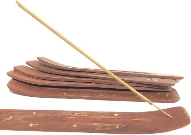 Image du produit Sattva Ayurveda Stand d'encens en bois naturel Sattva