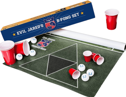 Produktbild MrPong Evil Jared's Beer Pong Matten Set