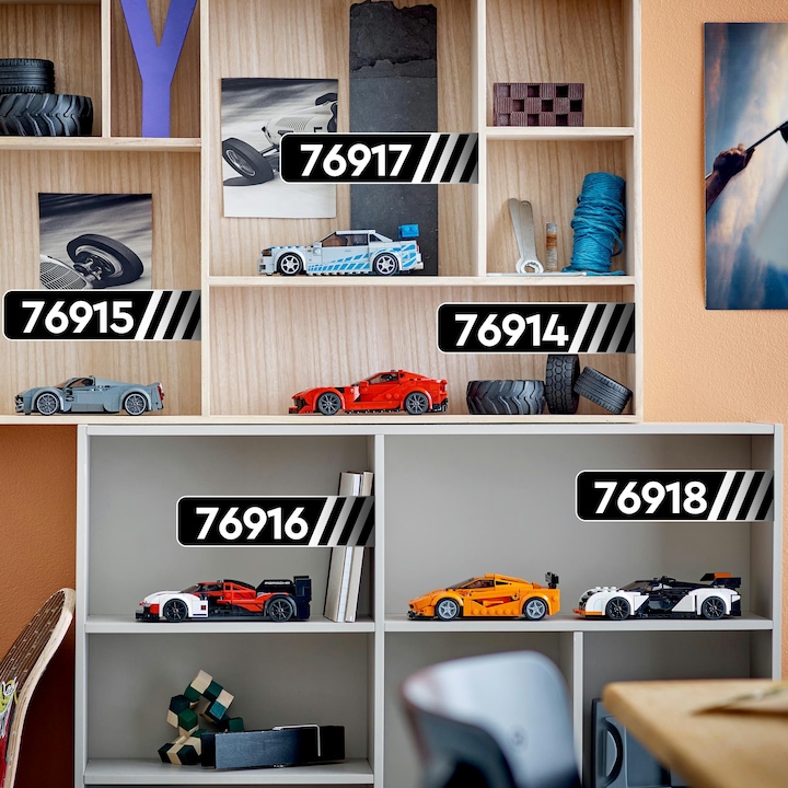 Produktbild LEGO 2 Fast 2 Furious - Nissan Skyline GT-R (R34) (76917, LEGO Speed Champions)