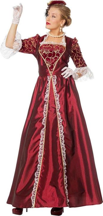 Actual product image Wilbers Ladies Costume Marquise, Taffeta, bordeaux (42)