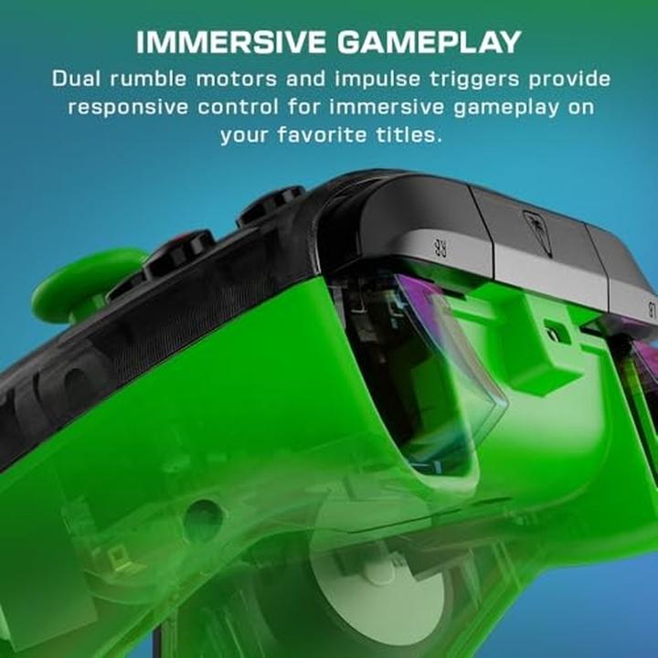 Immagine prodotto Turtle Beach Rematch Core Wired Controller · XB · Ghost Camo Black & Green (PC, Xbox Series S, Xbox Series X)