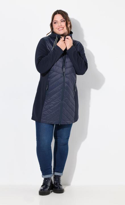 Image du produit Ulla Popken Veste Softshell HYPRAR à capuche, déperlante (50, 52)