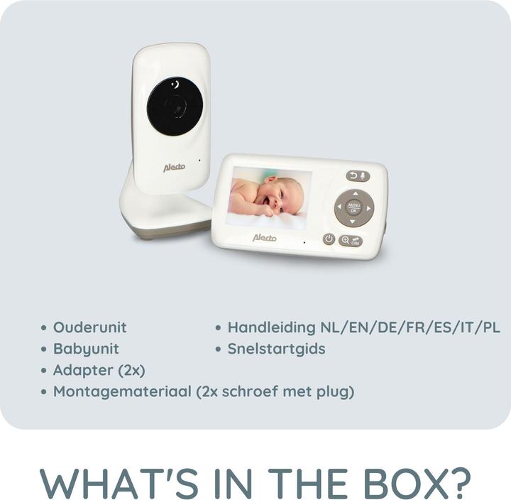Produktbild Alecto DVM-71 (Babyphone mit Kamera, 300 m)
