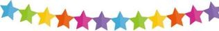 Actual product image APS Paper garland stars 6 metres