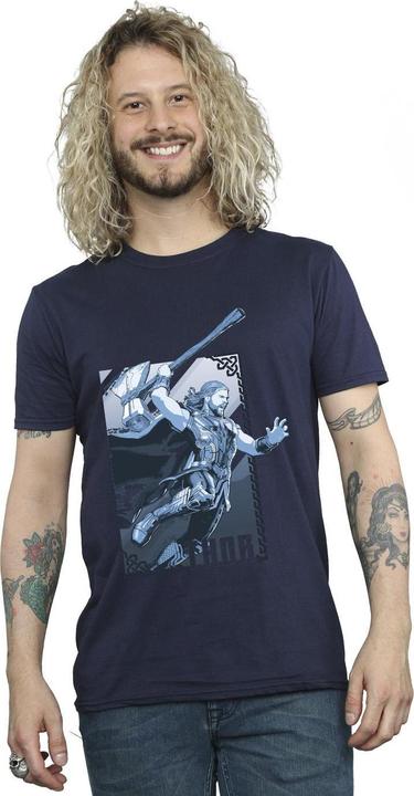 Image du produit - T-shirt THOR LOVE AND THUNDER ATTACK - Homme (M)