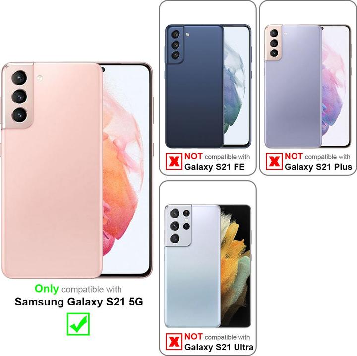 Immagine prodotto Cadorabo Custodia a libro con specchio Smart View per Samsung Galaxy S21 5G (Samsung Galaxy S21 5G)