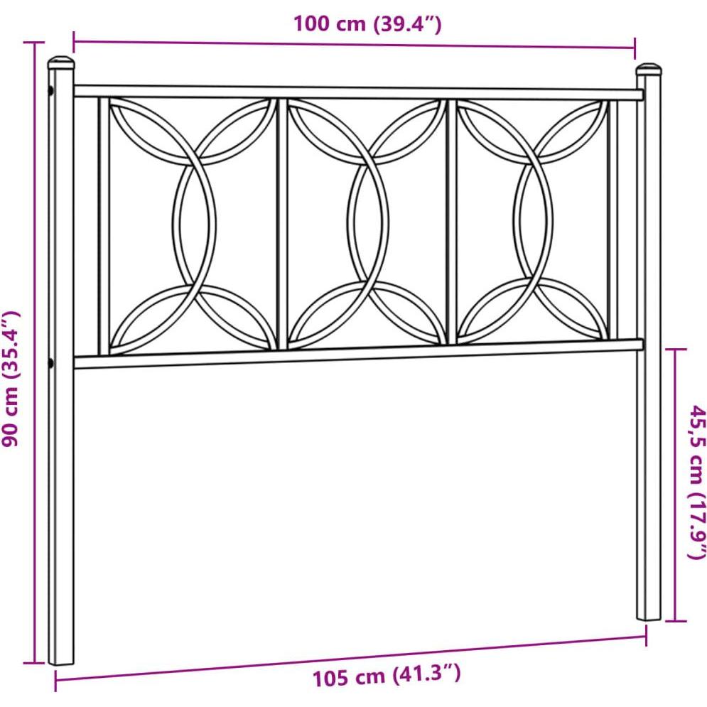 Thumbnail - VidaXL, Bett Zubehör, La§In (105 x 3 x 90 cm)