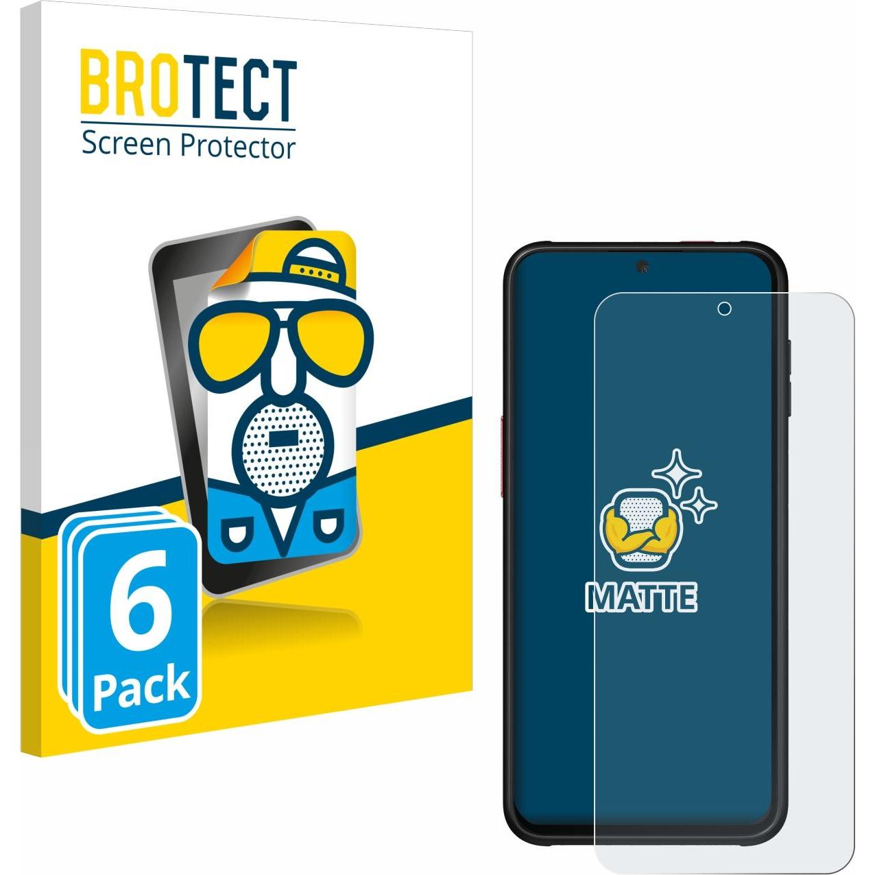 Thumbnail - BROTECT Entspiegelungs-Schutzfolie Displayschutz Matt (6 Stück, Samsung Galaxy S21), Smartphone Schutzfolie, Grau
