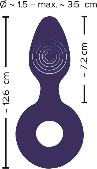 Actual product image Sweet Smile Vibrating Butt Plug