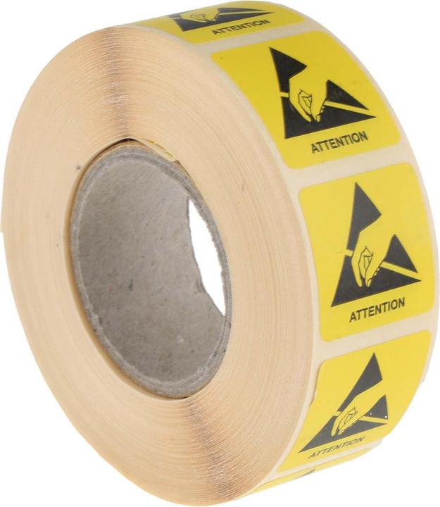 Produktbild RS PRO Hand reach logo Label25x25mm,English