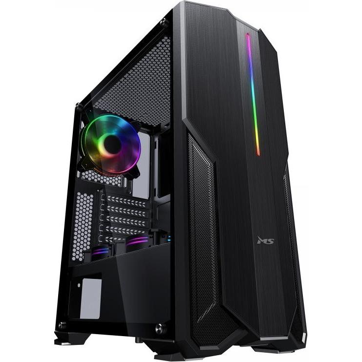 M & M's PC Gaming Case Fight Er V310 Black (ATX), PC Gehäuse, Schwarz