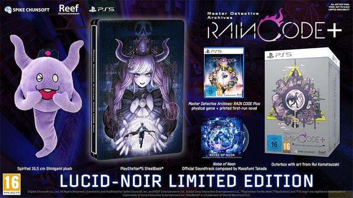 Actual product image Spike Chunsoft Master Detective Archives: RAIN CODE Plus - Lucid-Noir Limited Edition (PS5, EN)