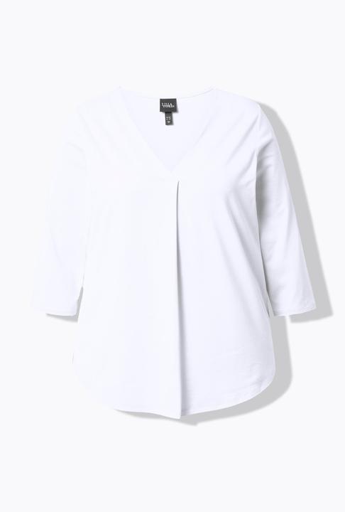 Actual product image Ulla Popken 3/4 Sleeve Tee (60)