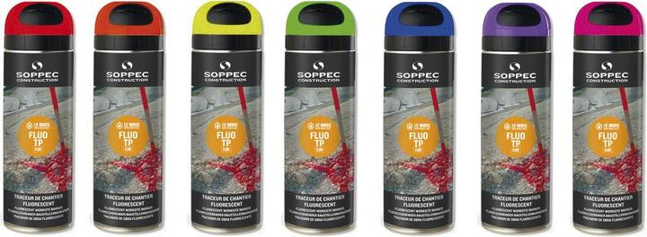 Produktbild Soppec Markierspray Fluo TP rot (Rot, 0.50 l)