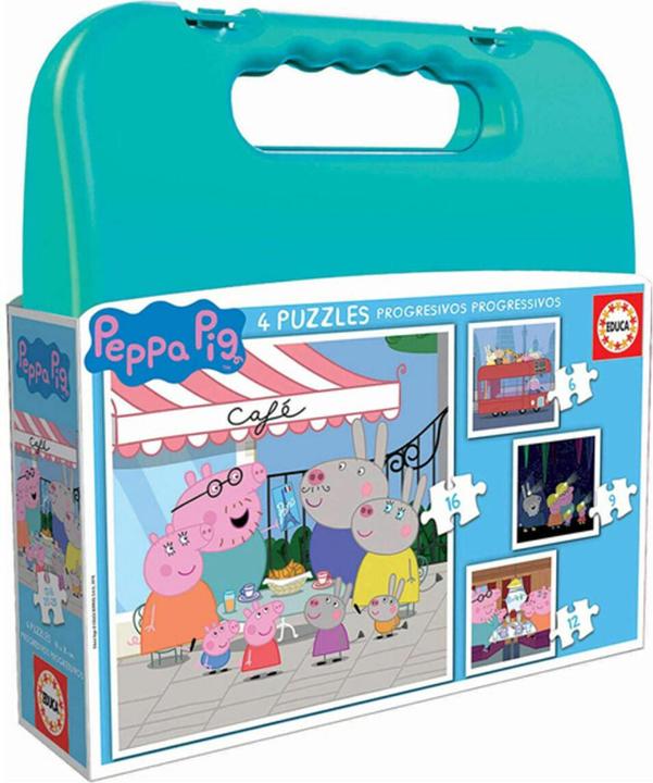 Image du produit Educa 18112 Παζλ 6-9-12-16τεμ. Παιδικό Peppa Pig (6 pièces)